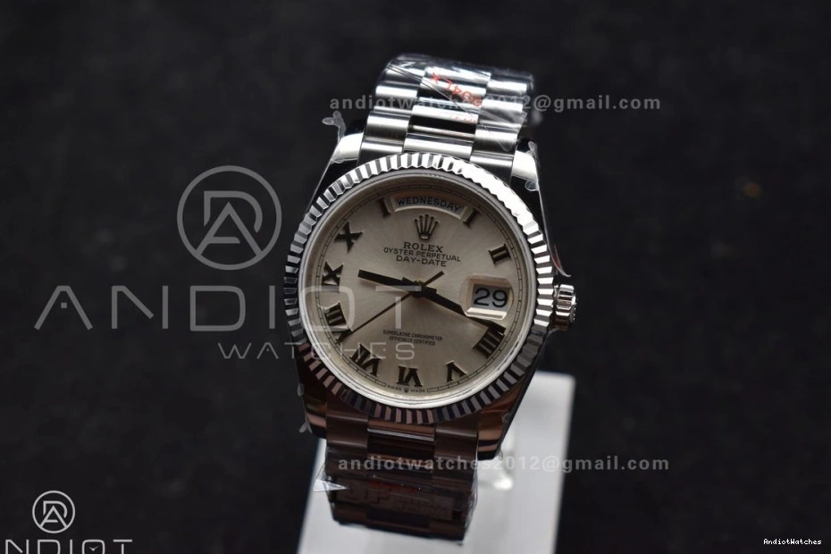 Dial Bracelet vr3255 Roman Unisex Edition Stick 36 Weight) DayDate 688 Steel President (Gain QF Best SS 904L on White V5 0407